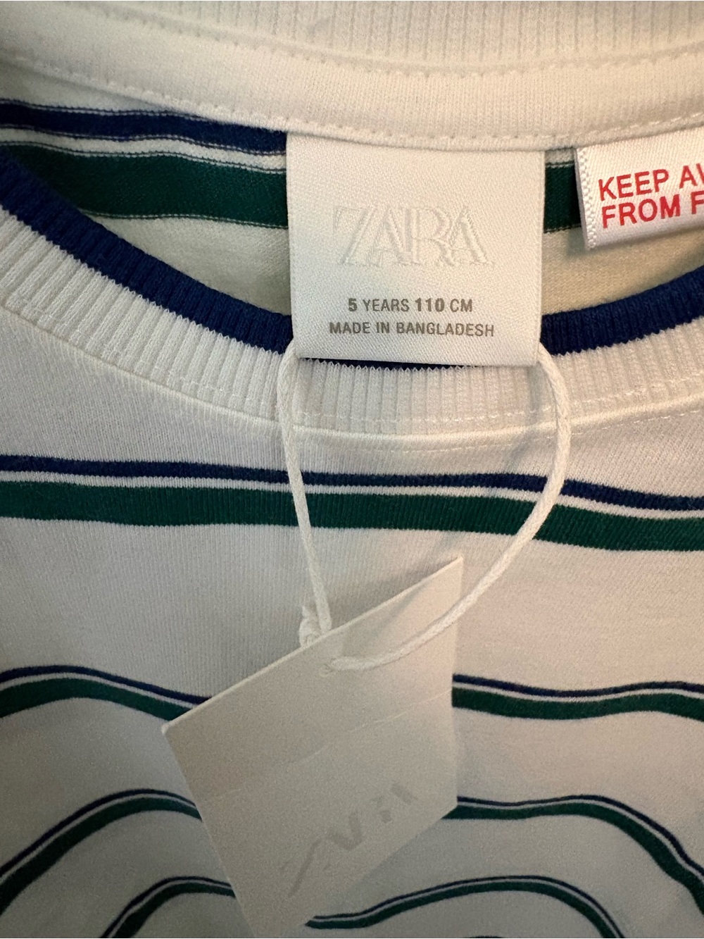 ZARA STRIPED T-SHIRT - Picture 8 of 10